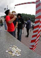 Activists of the civil company ”Ahead”