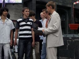 Vladimir Krizhanivskiy, Roman Roman and Denis Serko