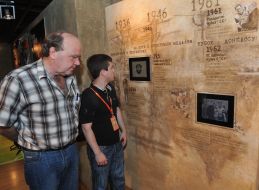 Wall of glory in FС ”Shakhter” museum