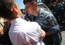 Бойцы спецподразделения «Беркут»