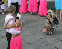 Participants of the tango festival