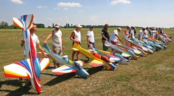 The competition model airplanes ”Masters Cup 2010”