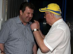 Sergey Kunitsyn and Leonid Kuchma