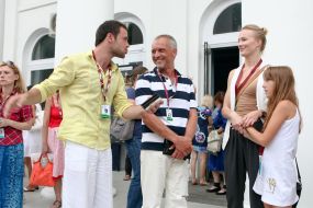 Artem Osipov, Aleksey Lukanev and Yekaterina Malikova