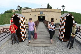 The guard at the Museum ”Kyiv Fortress”