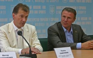 Равіль Сафіуллін та Сергій Бубка