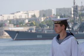 Sailor of Russian Federation Black Sea Fleet