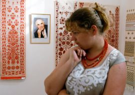 Exhibition ”...And my life is embroidered on it”