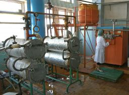 Vehicle workshop of factory ”Ice-cream”