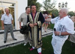 Vladimir Bulankov accepts congratulations