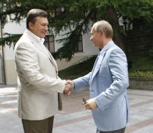Viktor Yanukovich and Vladimir Putin
