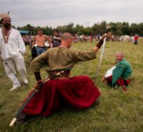 Participants of the martial arts festival