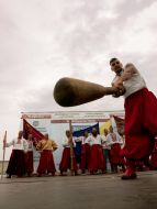 Participants of the martial arts festival