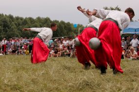 Participants of the martial arts festival