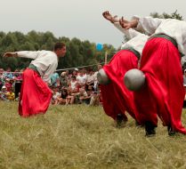 Participants of the martial arts festival