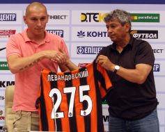 Mircea Lucescu and Mariusz Lewandowski