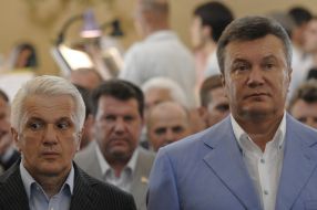 Viktor Yanukovich and Vladimir Litvin