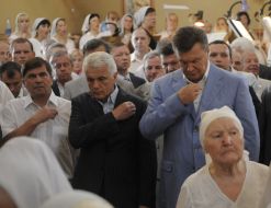 Viktor Yanukovich and Vladimir Litvin