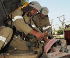 Fire fighters of the Ministry of Emergency Measures