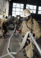 Fire fighters of the Ministry of Emergency Measures