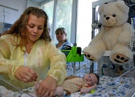 Marina Boruch with daughter Sophia