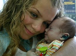 Marina Boruch with daughter Sophia