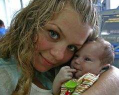 Marina Boruch with daughter Sophia