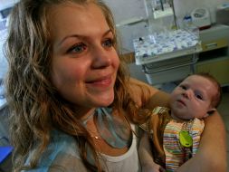 Marina Boruch with daughter Sophia