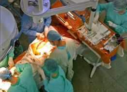 Doctors carried out an operation