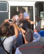 Police detained Russian opposition party march