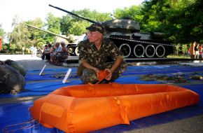 Serviceman of airborne troops