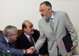 Sergey Popkov, Mikhail Yezhel and Dmitriy Tabachnik