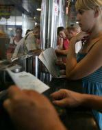 Cash offices of the Kiev railway terminal