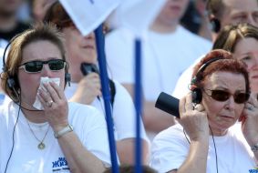 Participant zhyttja the March