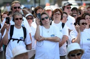 Participant zhyttja the March