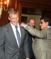 Dolph Lundgren, Sylvester Stallone and Jason Statham