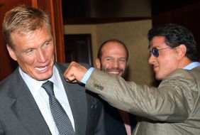Dolph Lundgren, Sylvester Stallone and Jason Statham