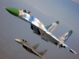 Su-27UB and MiG-29
