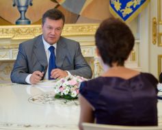 Viktor Yanukovich and Lyudmila Indilo