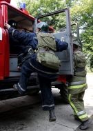 Солдат пожежного розрахунку