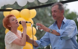 Oksana Stashenko and Evgueniy Leonov-Gladyshev