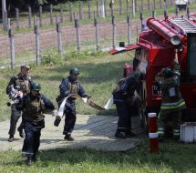 Солдати пожежного розрахунку