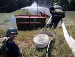 Солдати пожежного розрахунку