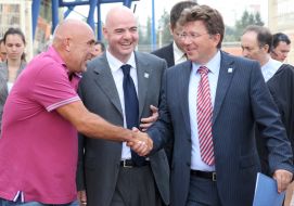 Ganni Infantino and Aleksandr Yaroslavskiy