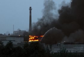 Fire at the factory ”Verkon”