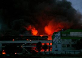 Fire on storages of domestic technique