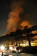 Fire on storage of domestic technique