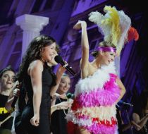 The participants of parodies festival