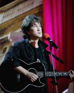 The participant of parodies festival in appearance Virtor Tsoy