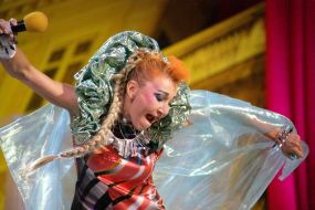 The participants of parodies festival